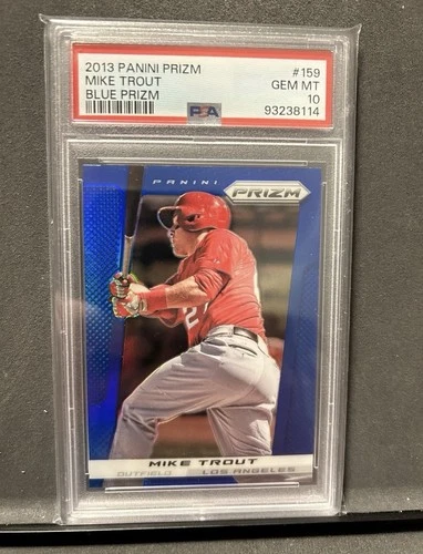 2013 Panini Prizm - Mike Trout #159 Blue Prizm