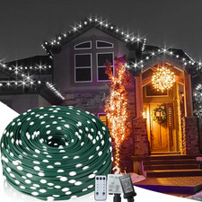1000 LED Fairy String Lights 328ft Christmas Tree Outdoor Waterproof Timer White