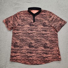 Under Armour Polo Shirt Mens XL Black Speckled The Iso Chill Stretch Performance