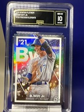2021 Bowman Platinum - Precious Elements Bobby Witt Jr. #PE-11 (RC) GMA 10