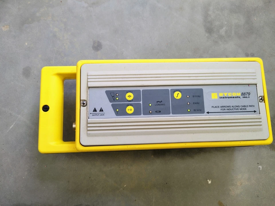 RYCOM 8879 CABLE PIPE LOCATOR ,  VIVAX,METROTECH, SUBSITE, RD,DYNATEL / W LEADS - Image 3 of 4