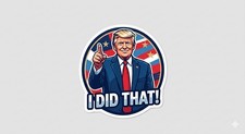 Trump I Did That Sticker Decal Phone Laptop PICK ONE