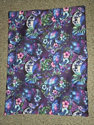 Handmade Handcrafted Beautiful Sea Turtles Bed Travel throw pillow 13''X10''
