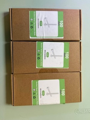uxcell Hex Socket Bolts (M3-0.5x25), 304 Stainless Steel Hex Socket Drive Screw,