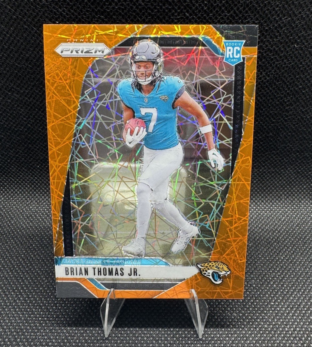 2024 Panini Prizm - Rookies Brian Thomas Jr. #314 Lazer Prizm (RC)