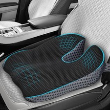 Car Seat Cushion Memory Foam Car Wedge Seat Cushion For Driving Height Booster
