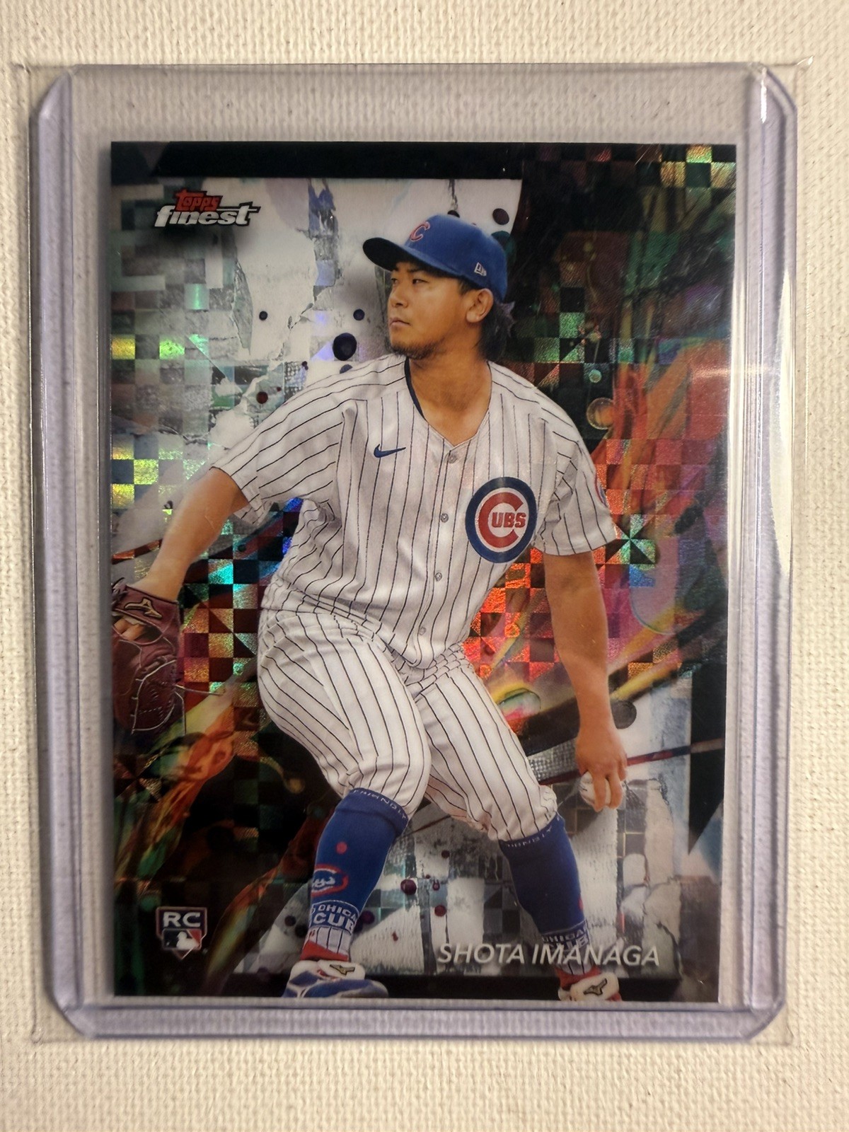 2024 Topps Finest #45 Shota Imanaga Rookie RC Xfractor Parallel Cubs