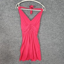 Victoria's Secret Womens Bra Top Mini Dress S Pink Halter Neck Party Sleeveless
