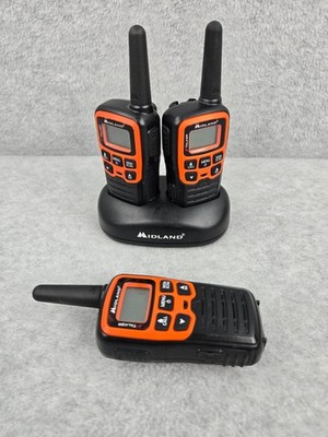 Midland T51R X-Talker Walkie Talkies Two-Way Radios Set of 3 w/Dock *No Cable*