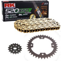 Kettensatz Kymco Maxxer 250 08-14 Kette RK GB 520 XSO 94 Offen Gold 14/38