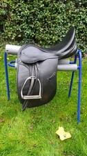 17" Black Leather Sandringham Working Hunter Show Horse Saddle