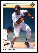 Tony Gwynn 1990 Upper Deck #344 Padres MLB READ FREE SHIPPING AutographDen