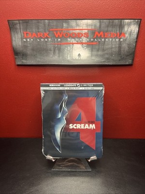 Scream 4 Steelbook (4K UHD+Blu-ray+Digital) Factory Sealed **LOOSE DISC**