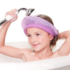 Bath Visor for Babies, Silicone Air Cushioned Shower Cap for kids, Shower Wat...