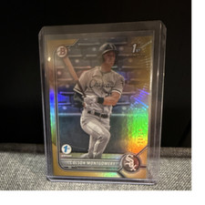 Topps 2022 Bowman Platinum Colson Montgomery 1st Bowman Gold Foil /50 BPPF-71