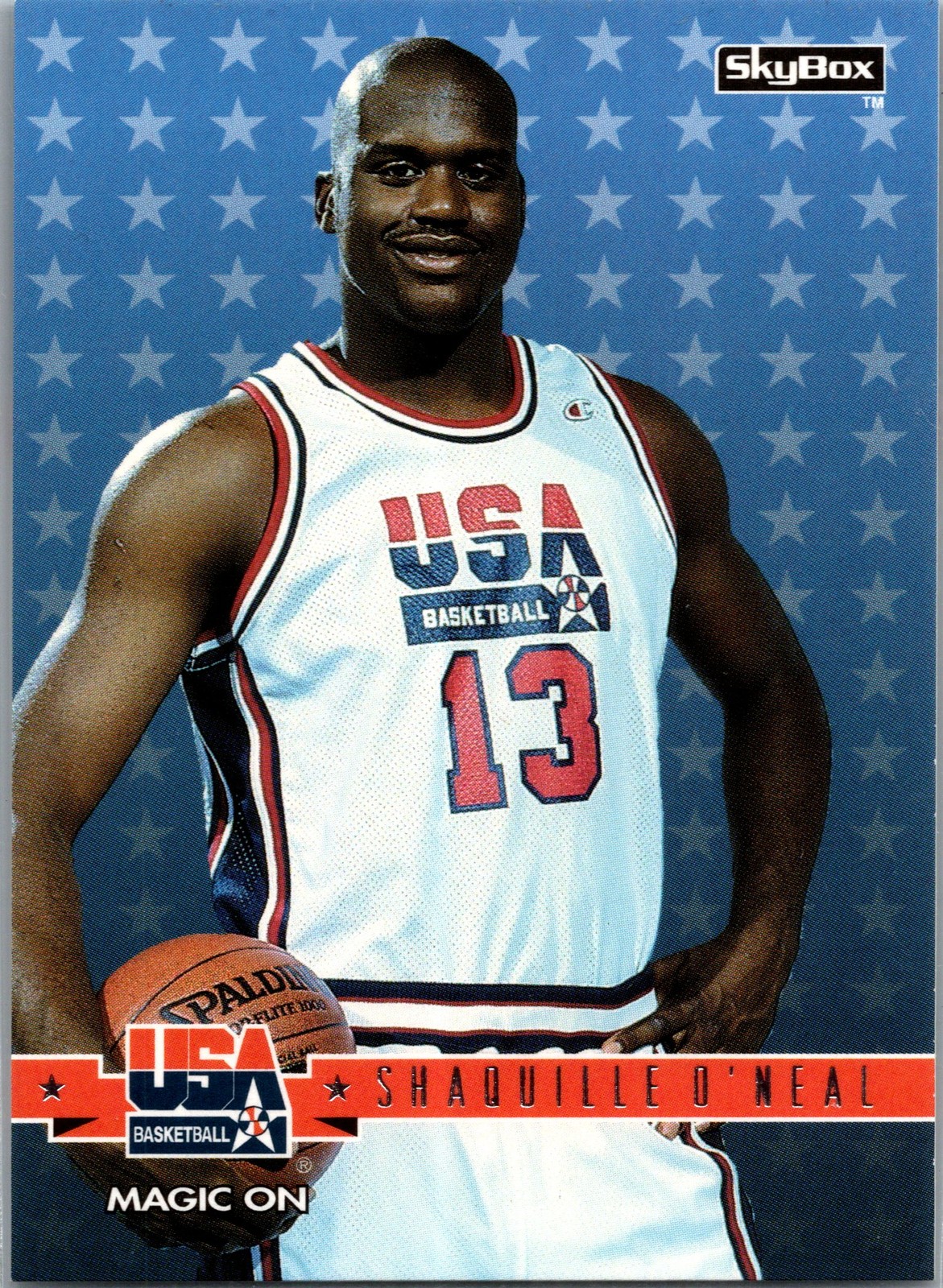 1994 SkyBox USA #72 Shaquille O'Neal Gold