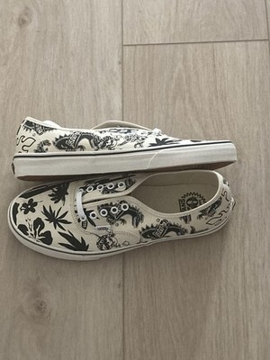 Vans Authentic 50th Anniversary Men s Size 12 Off White Black Sneakers 