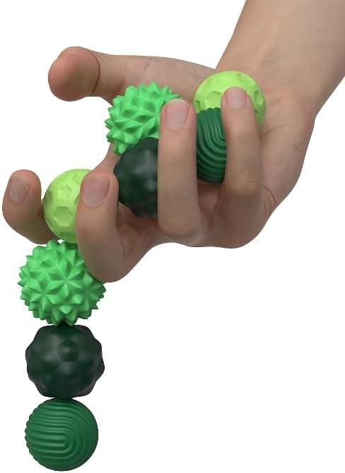 8 Stück Magnetische Fidget Toys Set Silikon Magnetkugeln Stress-Bälle Sensorik