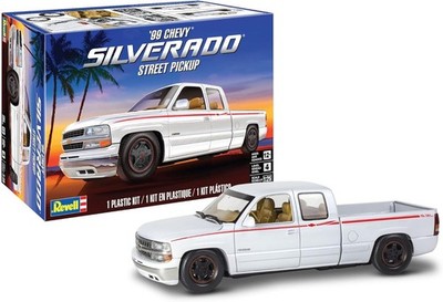 Revell Monogram 14538, 99 Chevy Silverado Street Pickup, Modellbausatz im Maßstab 1:25