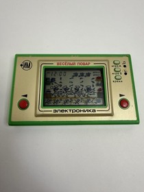 RARE VINTAGE SOVIET  MERRY COOK USSR  CHEF CATCH ELEKTRONIKA GAME & WATCH #5
