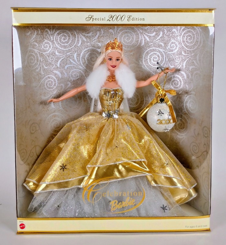 Barbie Millennium Celebration Doll 2000 Holiday Special Edition Hallmark NIB