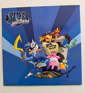 Sly 2 Band of Thieves press kit promotional for 2004 PS2 game album sized