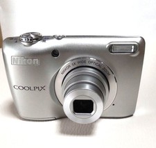 Nikon COOLPIX L26 Digital Camera Silver From Japan