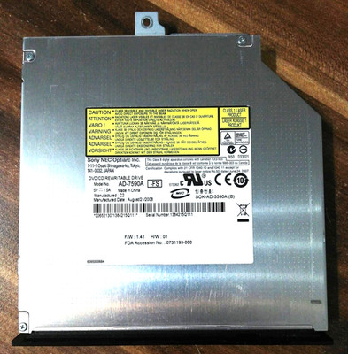 Sony Optiarc AD-7590A IDE PATA DVD-Brenner   HP Ersatzteil 453957-001   Getestet