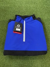 Sunderland Golf Sahara Thermo Fleece Pullover schwarz / blau / silber - Gr&ouml;&szlig;e XL