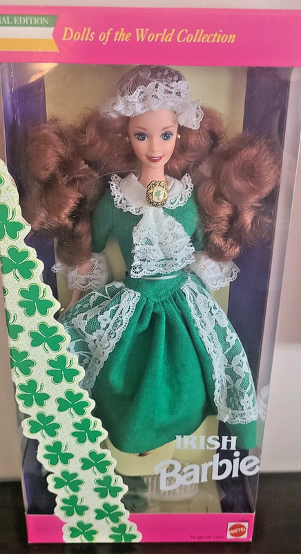 Barbie Dolls of the World Collection Irish Barbie Specia Edition 12998 1994