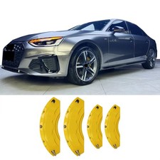 4pcs Yellow Customized Aluminum Car Brake Caliper Covers For Audi A4 Accessories 4pcs Yellow Customized Aluminum Car Brake Caliper Covers For Audi A4 Accessories