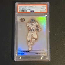 2019 Panini Chronicles Dynagon Gold /10 AJ Brown #DY7 Rookie RC PSA 8