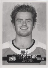 2021 Upper Deck Series 2 UD Portraits Rookies Black and White /99 Cam York 0d15