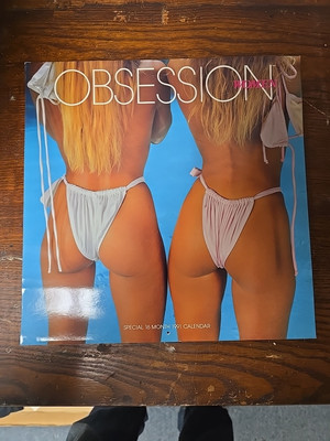 1993 Obsession Daydream Sexy Swimsuit Model Bikini Calendar New Old Stock