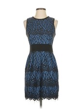 Robert Rodriguez Women Blue Cocktail Dress 0
