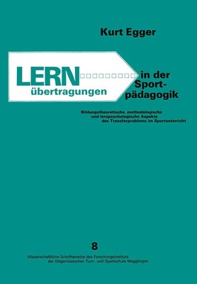 Egger | Lernübertragungen in der Sportpädagogik | Taschenbuch | Deutsch | 193 S.