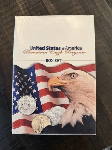 U.S. Mint American Eagle Silver Box Set, 16 oz, Multiple Years, 0.999 Fineness