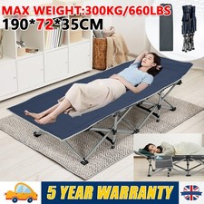 Camping Bed for Adults Extra Wide Heavy Duty Folding Outdoor Camp Bed for Travel