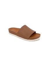 GENTLE SOULS KENNETH COLE Mens Brown Montauk Platform Slide Sandals Shoes 10