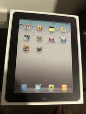 Apple iPad 1st Generation 16 GB original papers tray stickers RARE! Empty box 