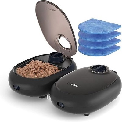 WOPET Automatic Cat Feeder, 48-Hour Programmable Pet Food Dispenser, Built-in