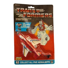 1986 G1 Transformers Aerialbot FIREFLIGHT  A3  - Sealed & Carded Action Figure