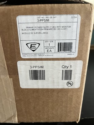 Fire Alarm Edwards EST 3-PPS/M 120V Power Supply NEW Open Box Free Shipping