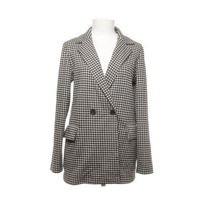 H&M, Blazer, Größe: 36, Schwarz/Mehrfarbig, Polyester/Viskose/Elasthan #wVR