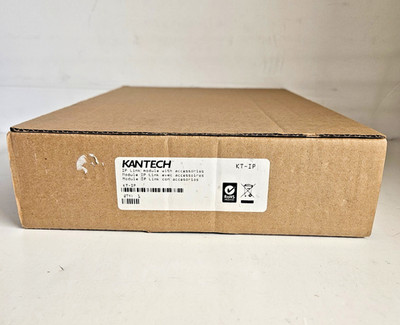 Kantech KT-IP Link to RS-232 Module with Self Enclosure & Accessories NEW (Open)