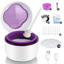Nose Wax Kit For Men Women,Electric Nose Ear Eyebrow Small Area Hair Purple