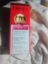 Truly Cherry Baby Luxury Body Oil 3.1 oz 90 ML Full Size