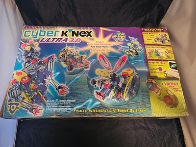 Cyber Knex Ultra 2.0 Robot Kit Set Cyber Models Box Manual untested open box