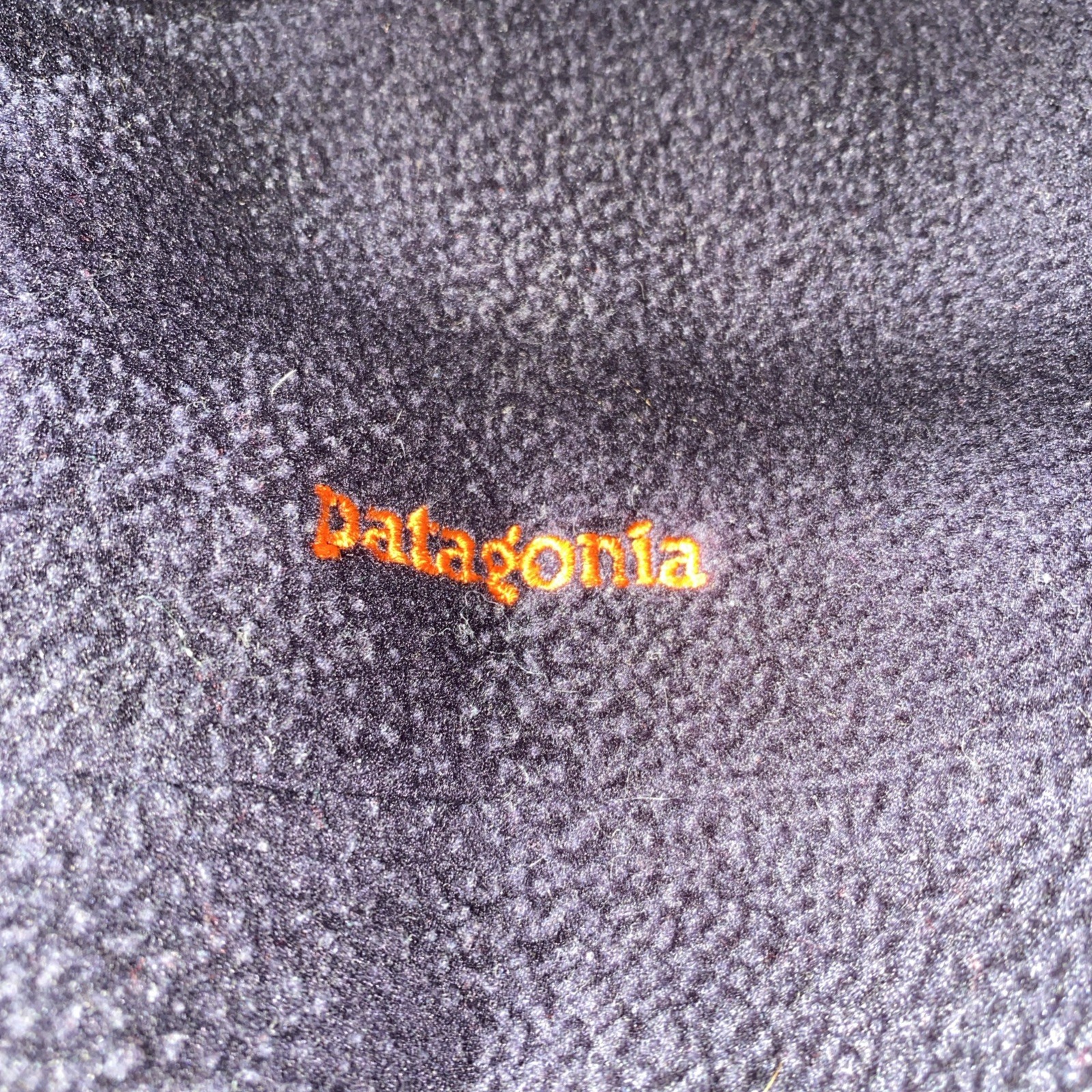 Vintage Patagonia Fleece Vest Mens Sz L Full Zip Purple GorpCore Outdoor USA  thumbnail 2