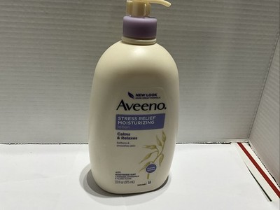 AVEENO Stress Relief Moisturizing Lotion Oat Lavender Chamomile Ylang Ylang 33oz